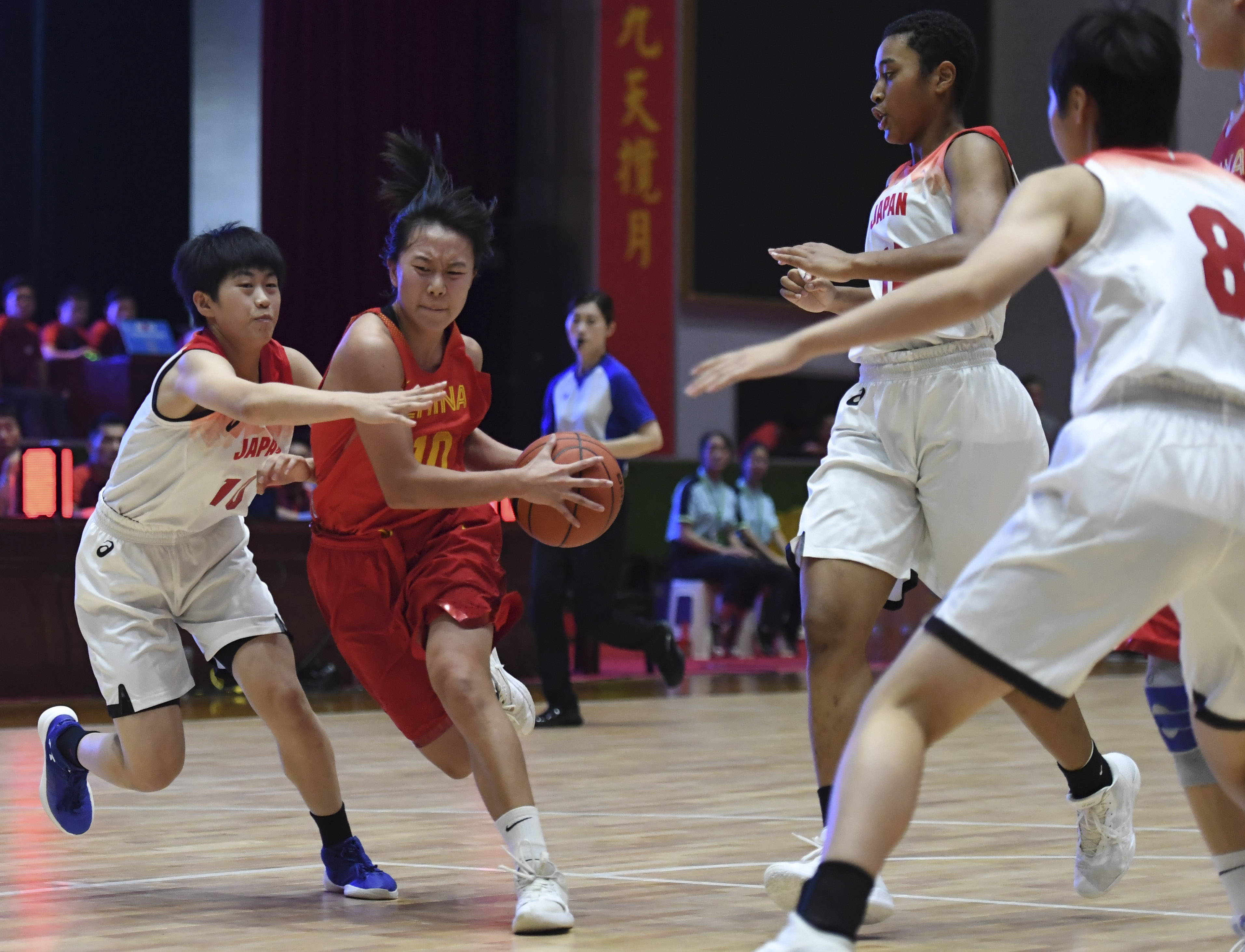 籃球——中日韓青少年運動會:中國女隊勝日本女隊