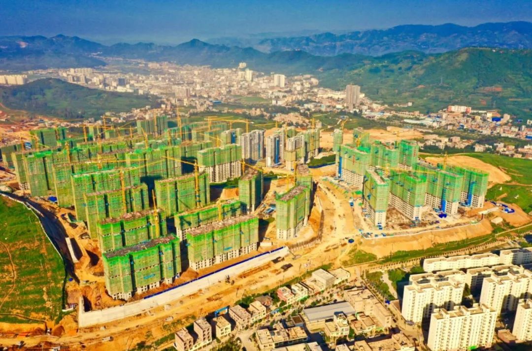 卯家湾易地搬迁安置区36万群众的幸福新家园