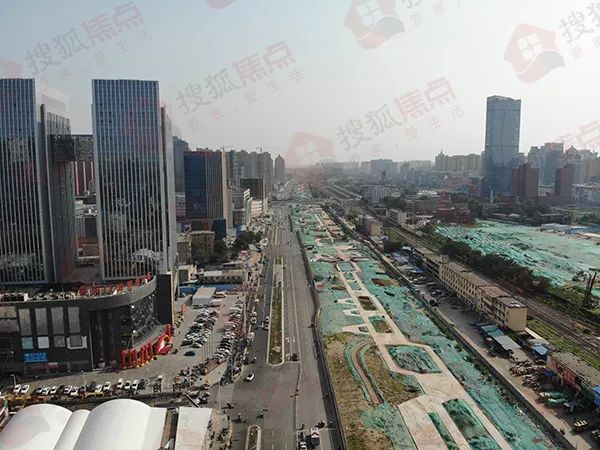 通车啦航拍石家庄解放大街全景揭秘城市新中轴