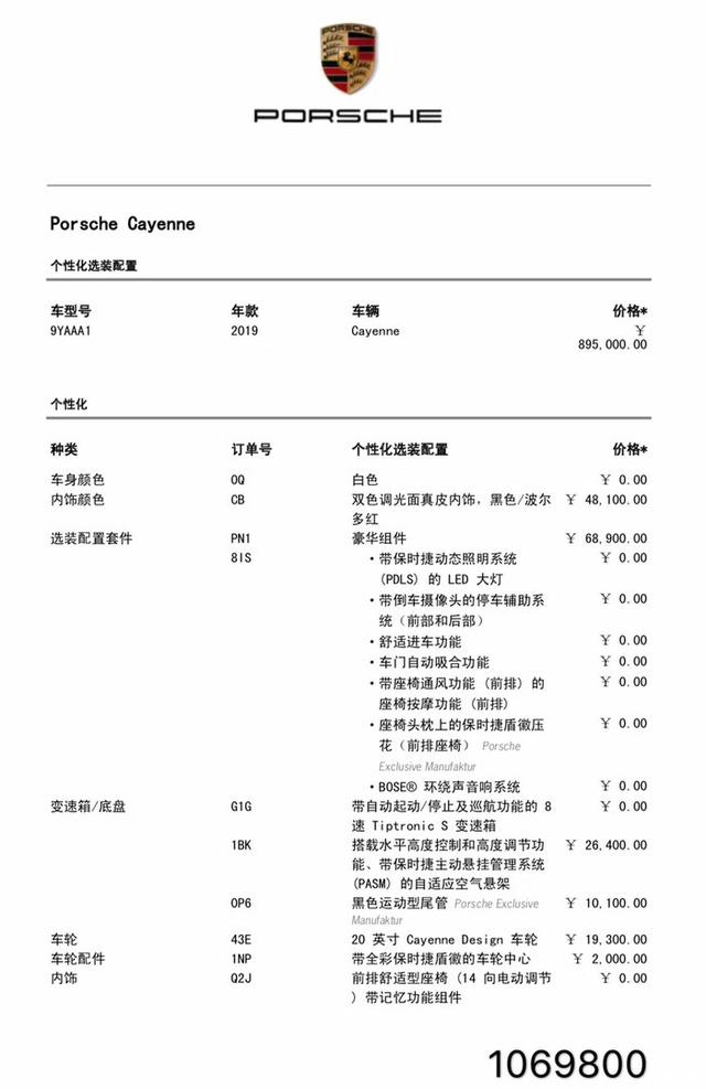 买一辆丐版保时捷卡宴需要多少预算选配贵为何那么多人愿意