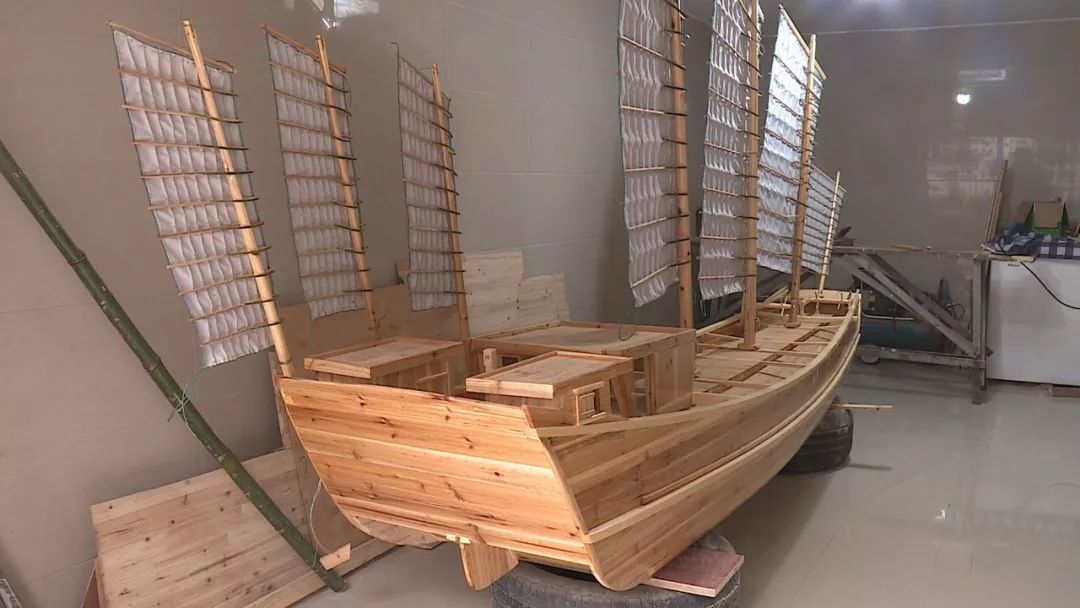 七桅帆船光福太湖的记忆