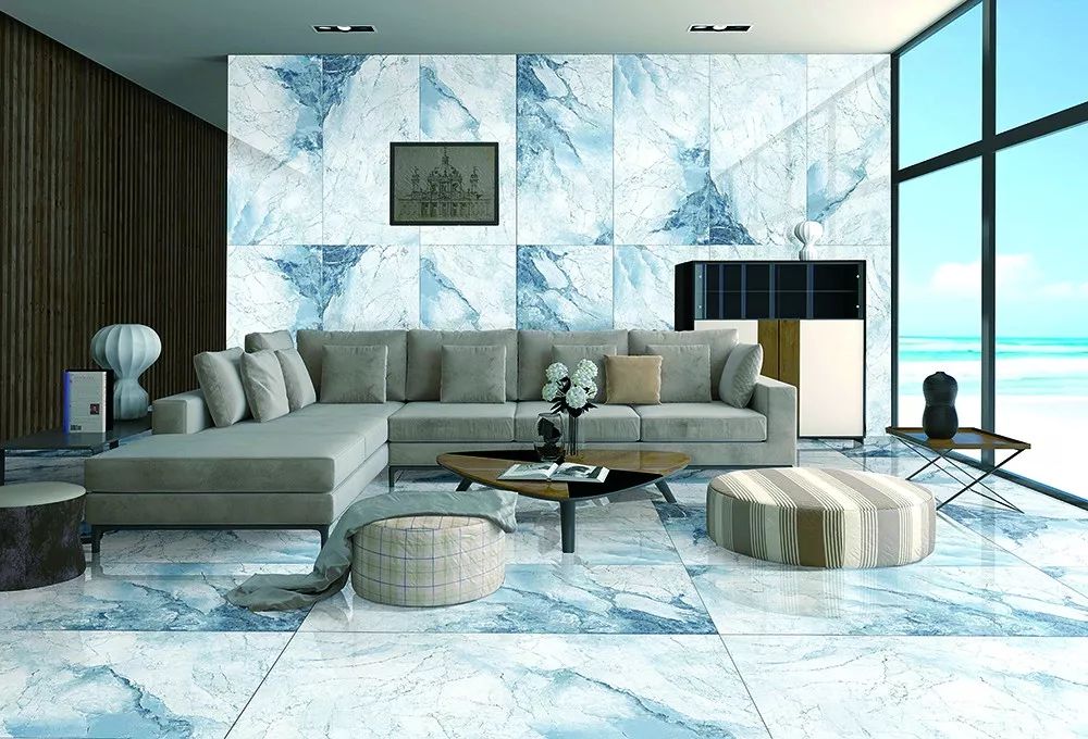 这个夏天恒基陶瓷6001200mm瓷砖爆红一千个客厅铺出一千种美丽