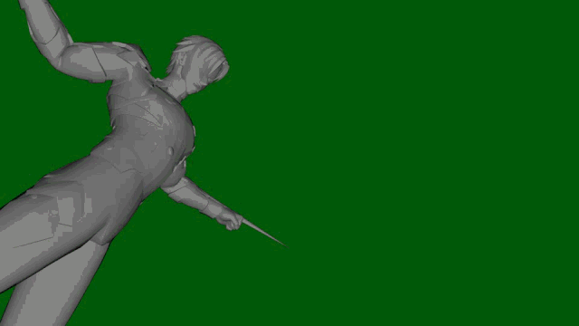 和传统三维动画的运动模糊不同的是,赛璐璐风格里的速度线往往会带有