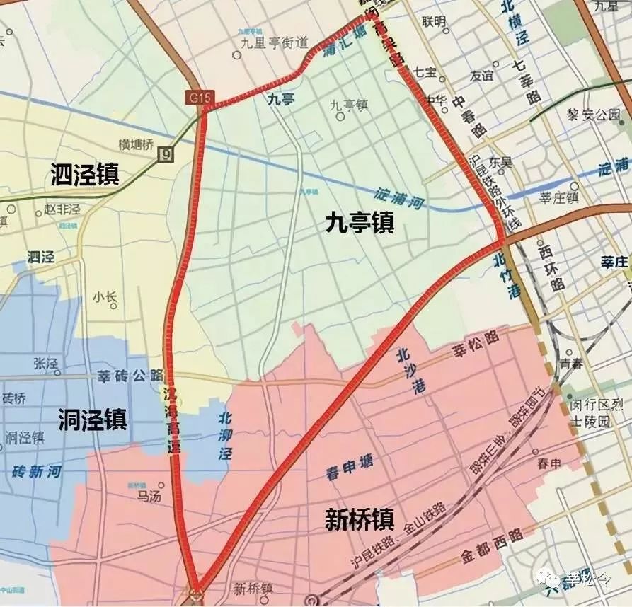 上海九亭地图实景图片