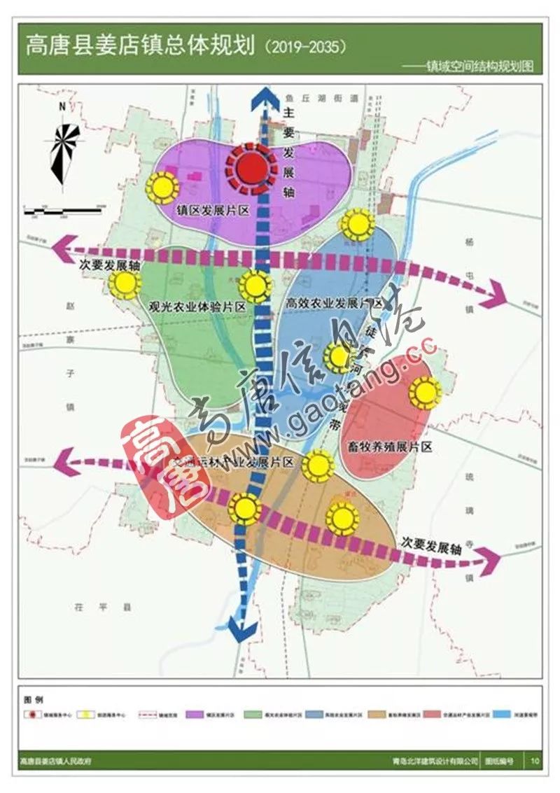 高唐姜店镇总体规划公示,2035年变成这样!