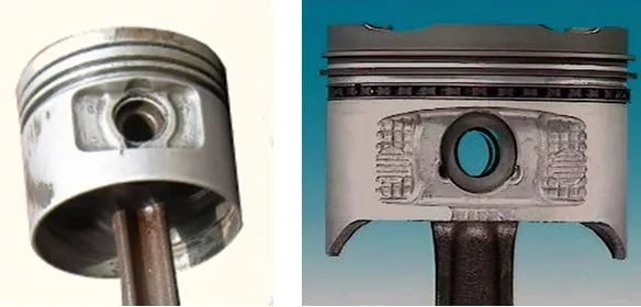 ⑥,全浮式连接活塞销,销与销孔配合过紧或在连杆衬套中卡住;半浮式