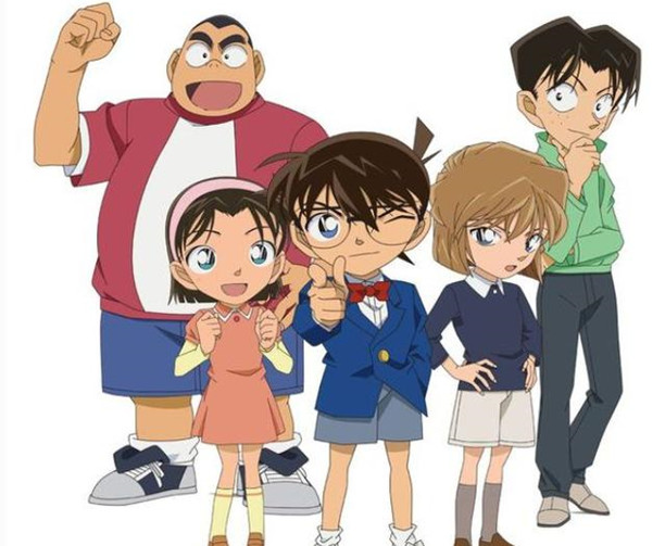 名侦探柯南青山老师还有这天赋少年侦探团服装秀