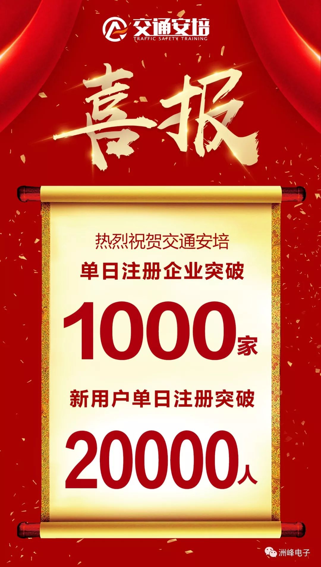 交通安培实现单日注册用户突破2万人,单日开户企业突破1000家!