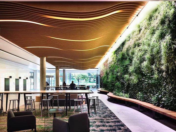 碧草芳菲墨尔本485latrobe双塔办公楼超大中庭设计欣赏