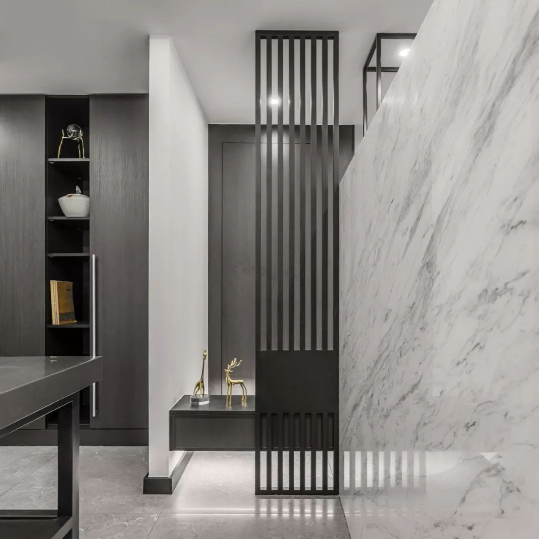 220m新中式,大理石隔断电视墙最上档次,美观大方,太好看了