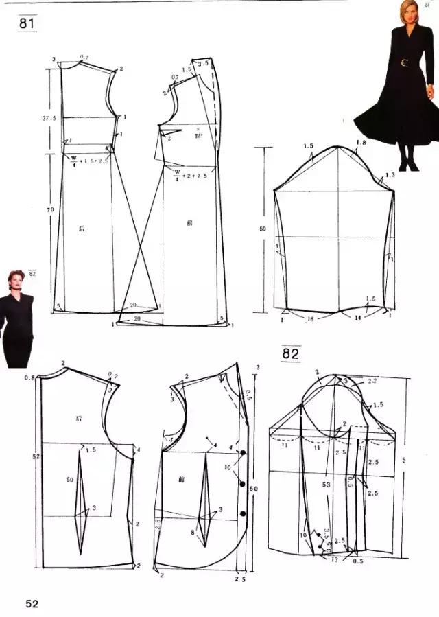 经典制版结构图(合集)_服装