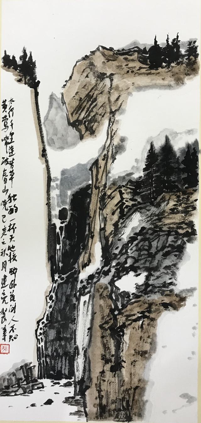 张建亮山水画图片