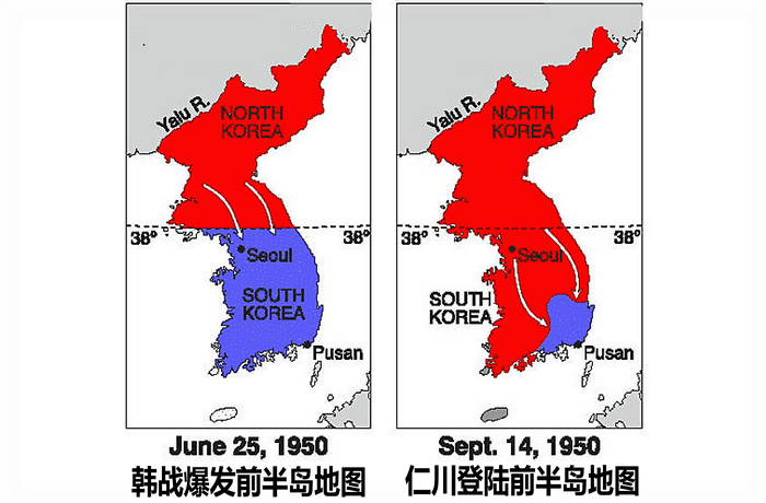 朝鲜仁川和韩国仁川图片