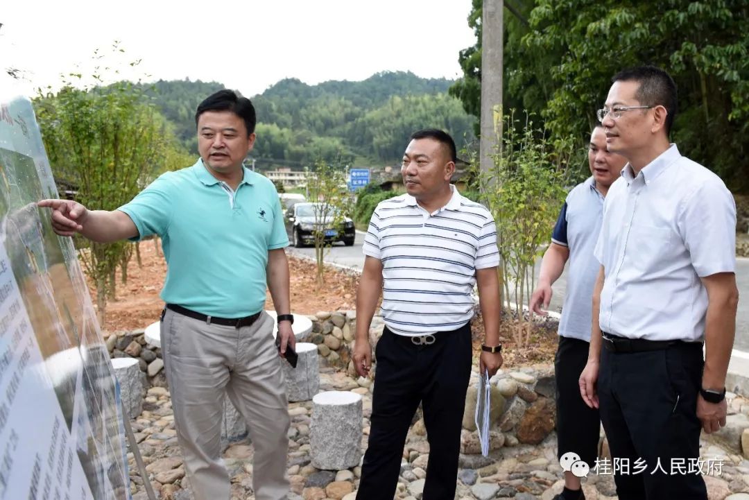 67县长黄文捷到桂阳乡调研乡村振兴和乡村旅游建设等工作