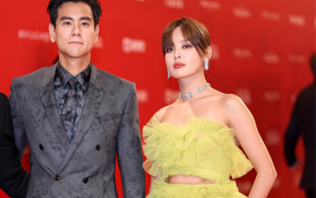 原创男人都一样彭于晏与辛芷蕾合影眼神亮了网友在一起