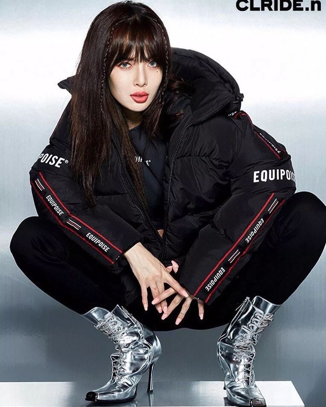 有些人随便一拍就是那么美&泫雅冬季服装代言照 带你飞向太空!