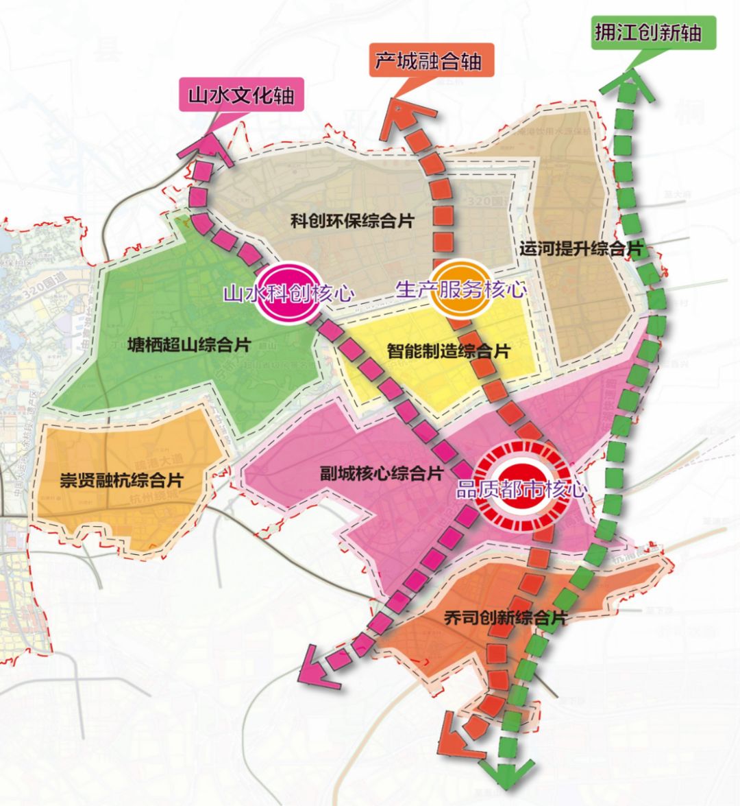 临平新区地图图片