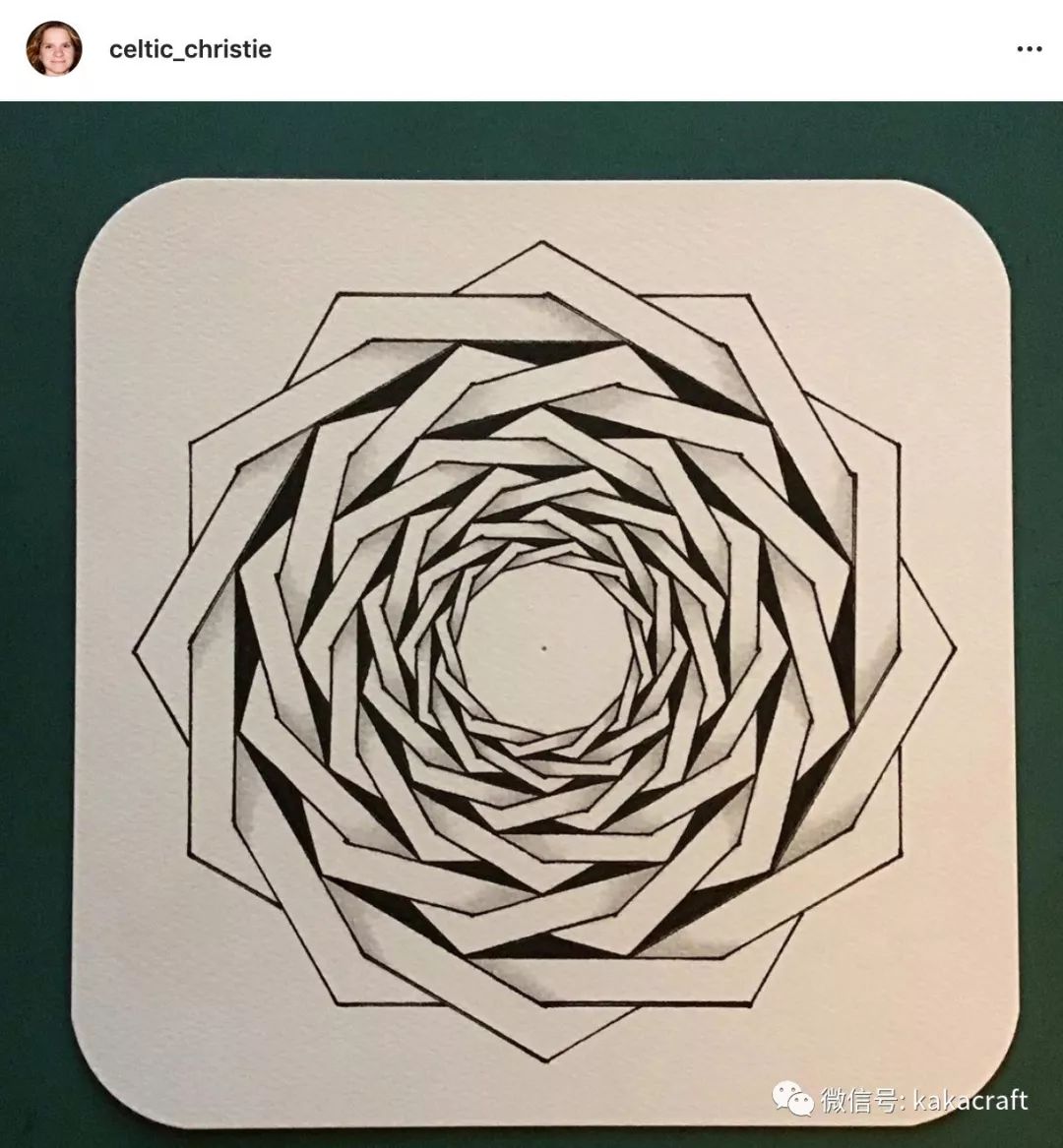 每天一张禅绕画:环屏