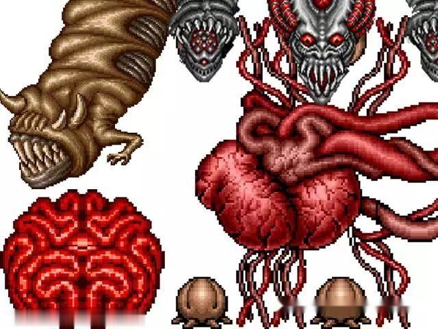 经典游戏《魂斗罗》罪恶的根源"头脑生命体",boss制造机