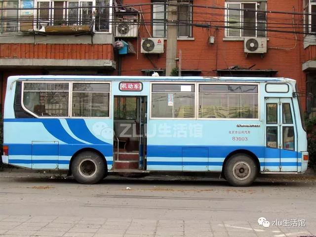 原创忆20年前北京最小常规公交车bk6780g小蓝