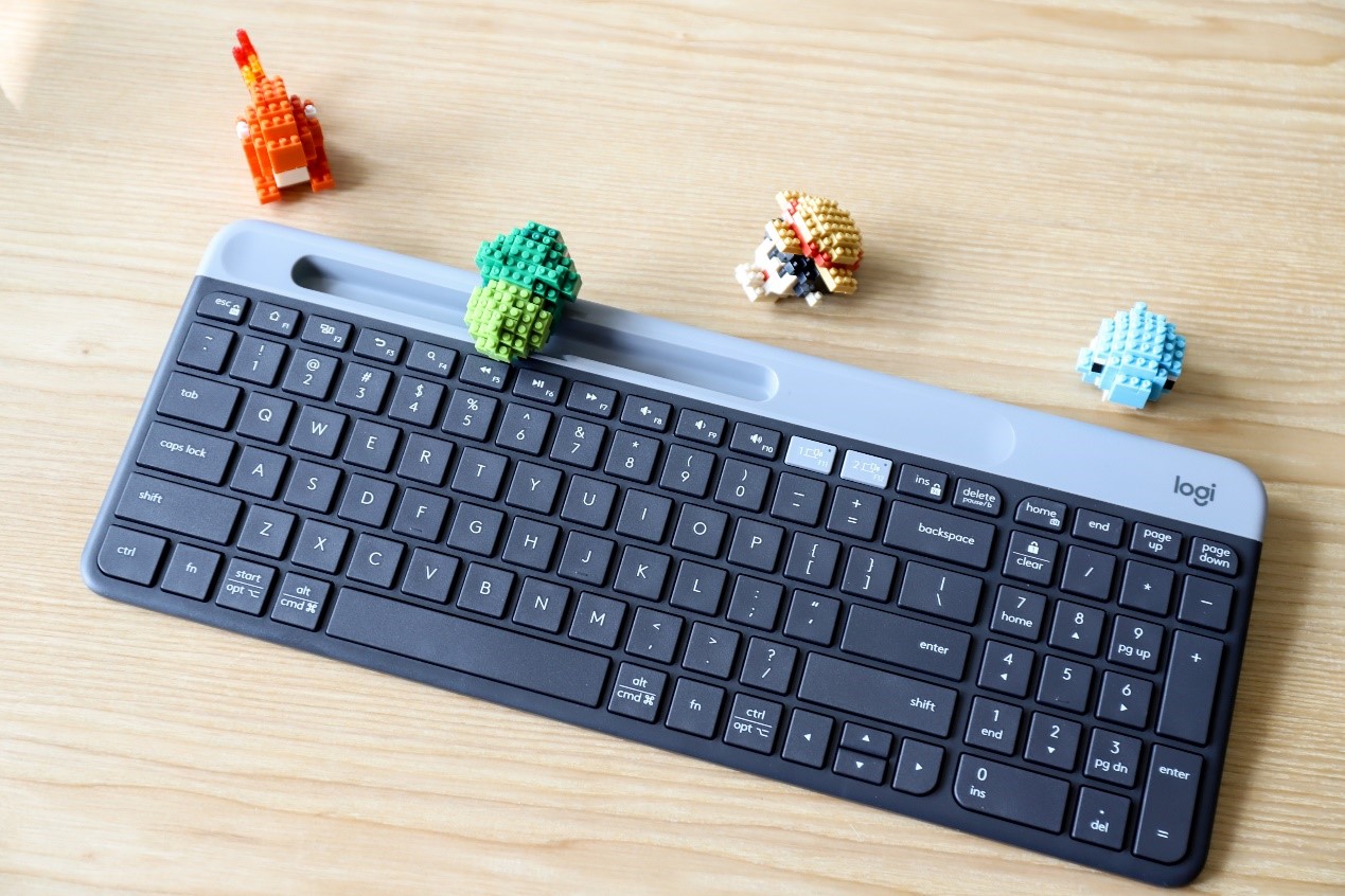 超薄无线蓝牙双模罗技k580键盘自由切换享受打字快乐