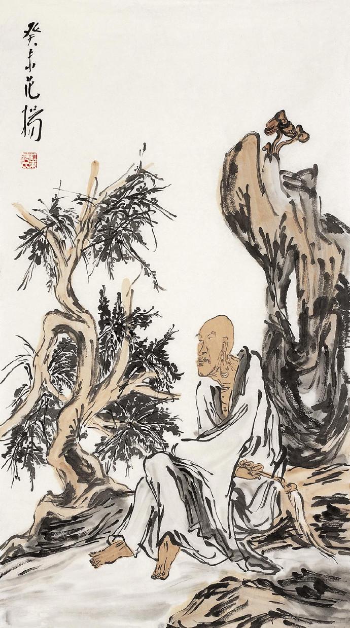 含英咀华厚积薄发范扬人物画作品精选