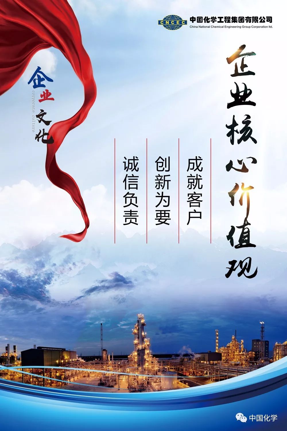 中国化学职工集团公司企业文化理念你了解多少