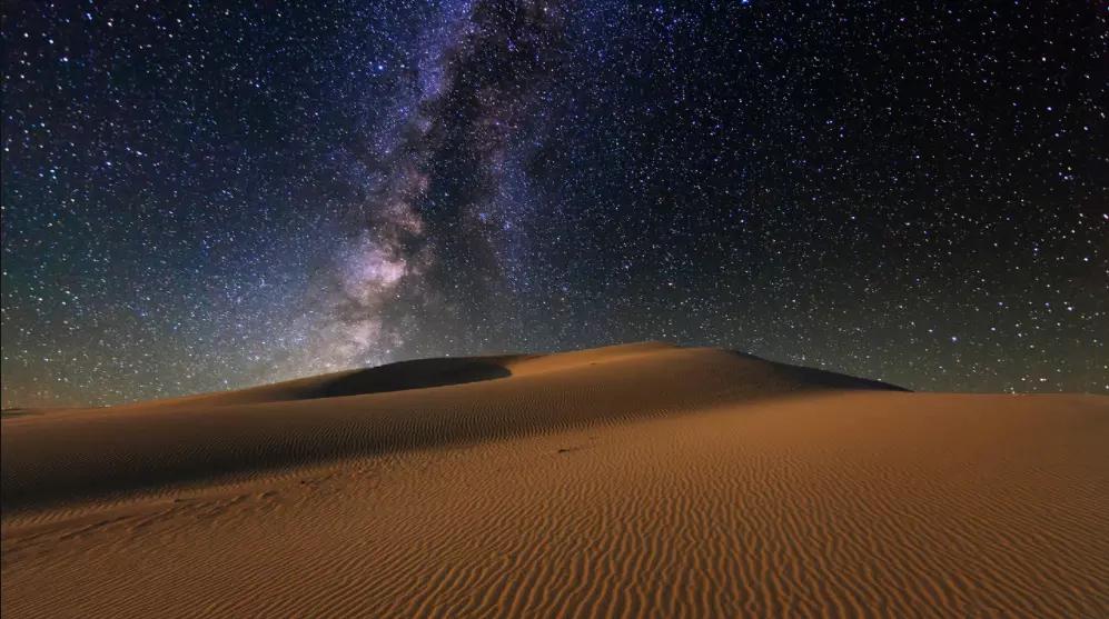 帶你去看沙漠星空提起戈壁,古人言陰風吼大漠 火號出不得提起戈壁,去