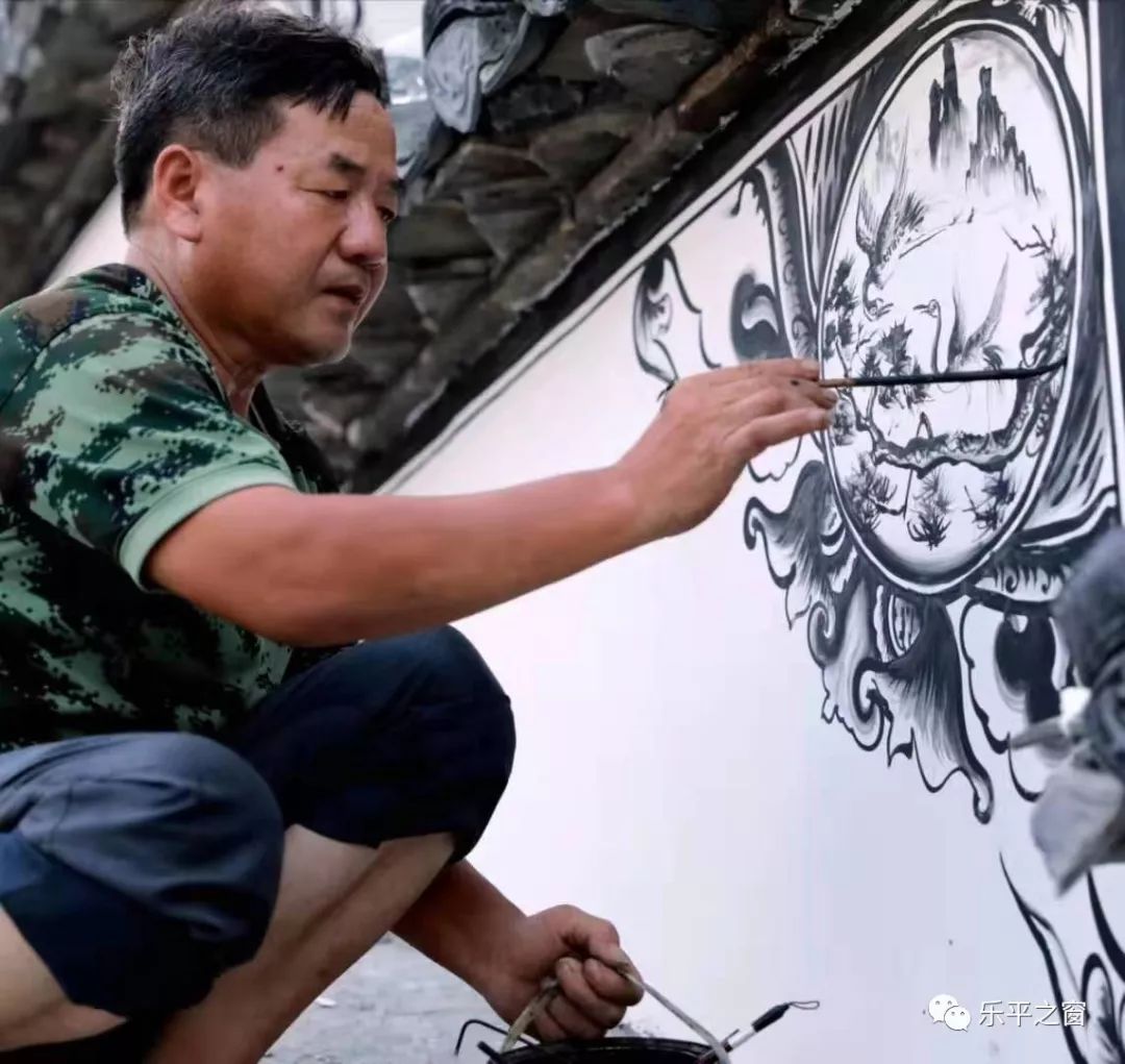 马头墙上绘水墨丹青乐平传统民居别具一格