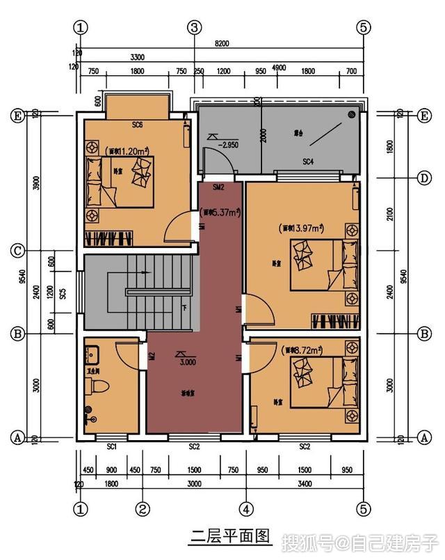 原创今天的4套别墅占地都不大适合宅基地不大又贪婪的你