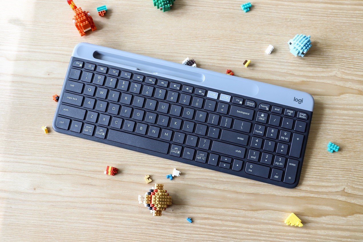 超薄无线蓝牙双模罗技k580键盘自由切换享受打字快乐