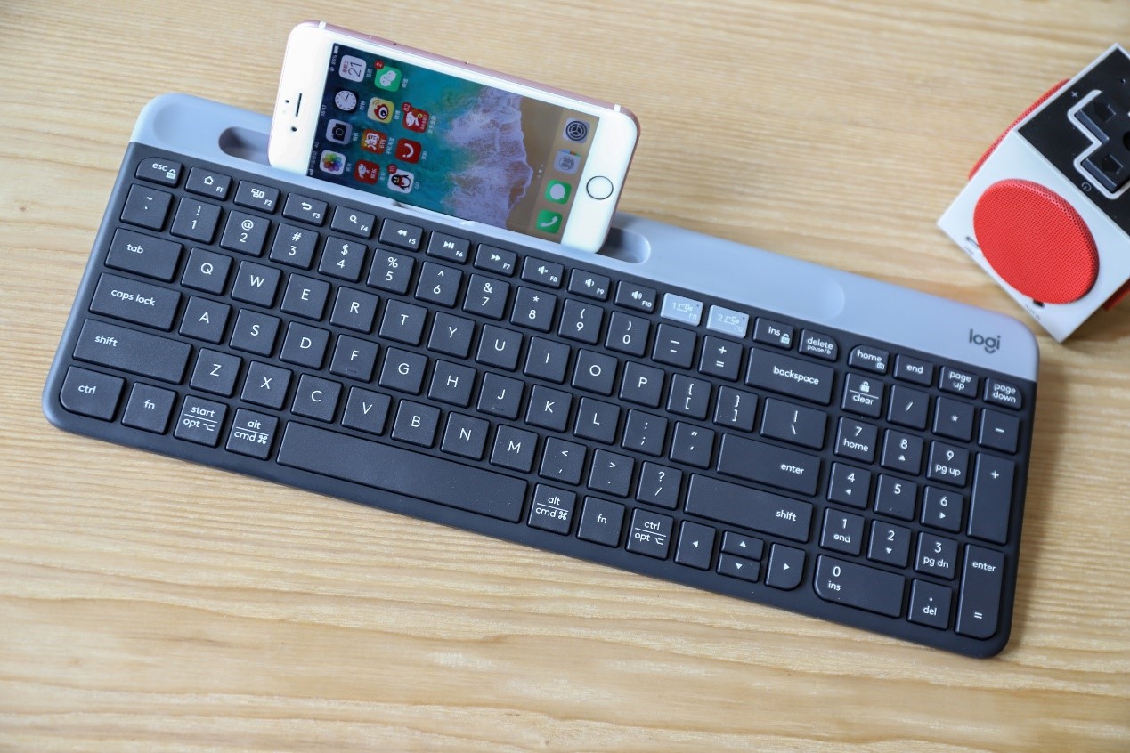 超薄无线蓝牙双模罗技k580键盘自由切换享受打字快乐