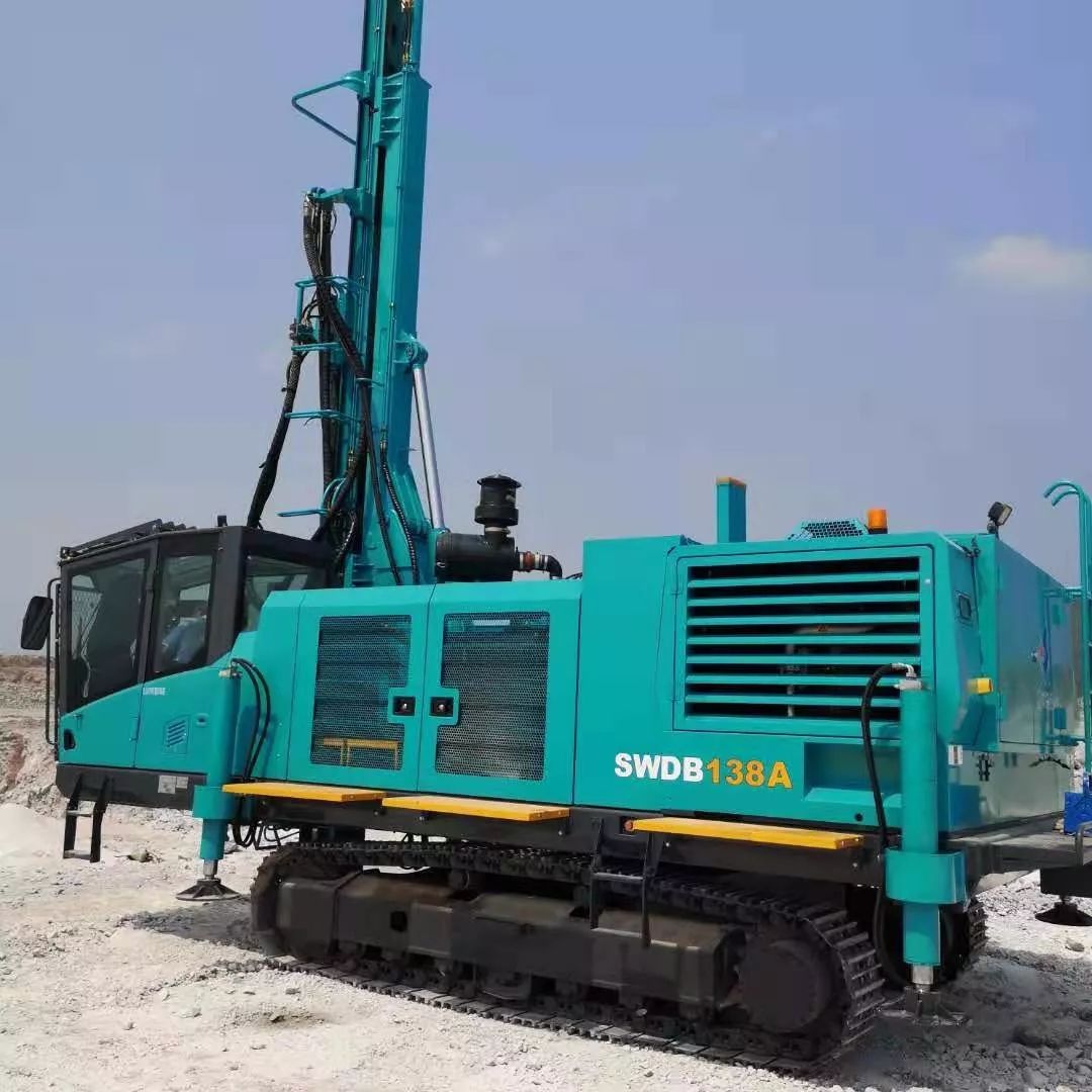 矿山车间新购钻机投入使用