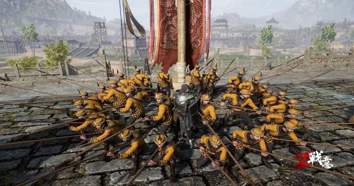 《战意》阵型有没有用我不知道?但是真的太有气势了_长枪