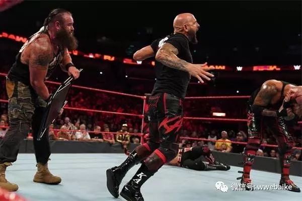 wwe黑羊要上位宣战环球冠军oc三人组惨遭毒打