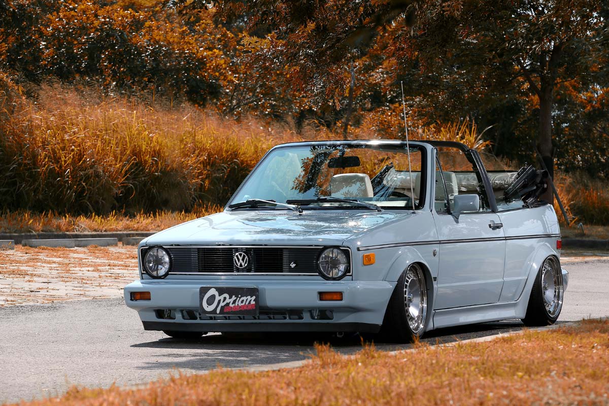 高尔夫mk1cabriolet绝美经典敞篷golf