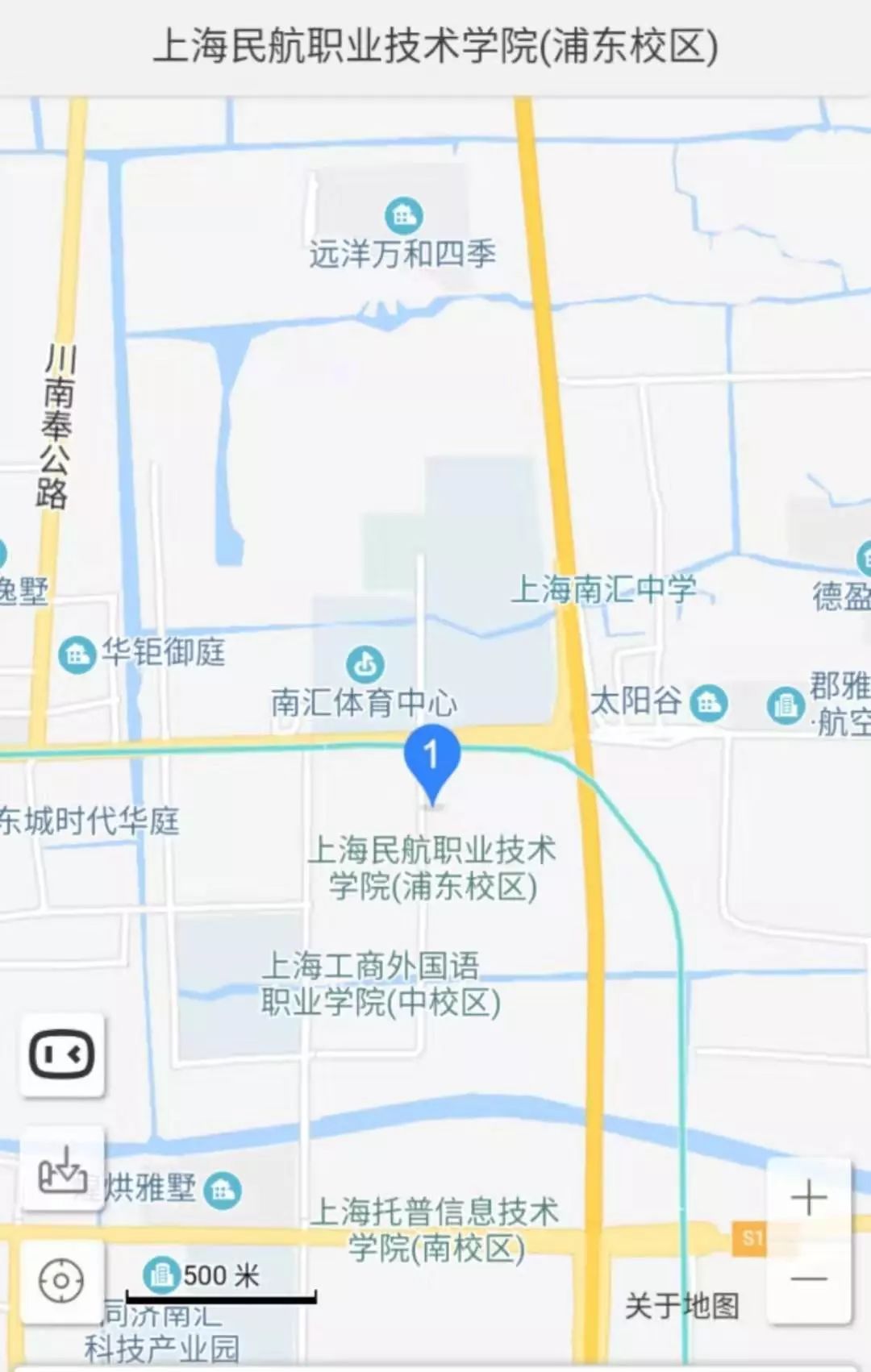 上海民航职业技术学院浦东校区交通攻略