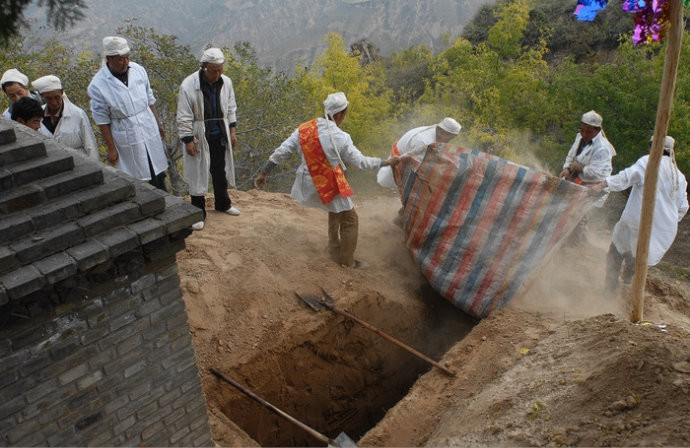 陕北坟墓图片图片