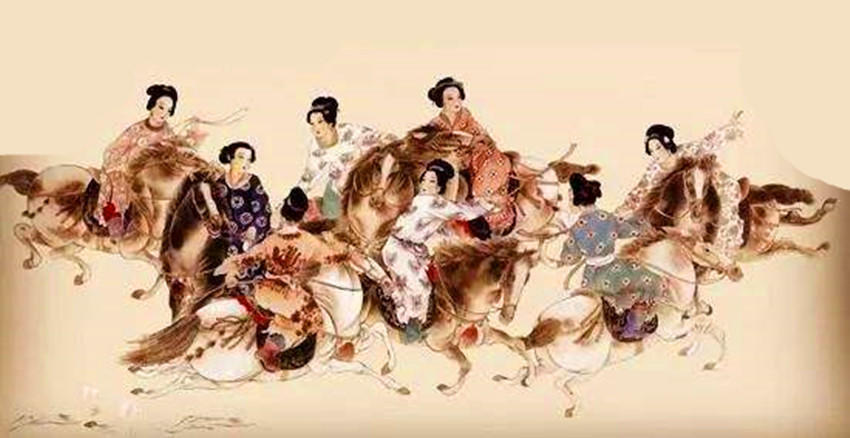 61郭英义传》记载:"聚女骑驴击球,制钏驴鞍,及渚服用,皆侈靡装饰,日