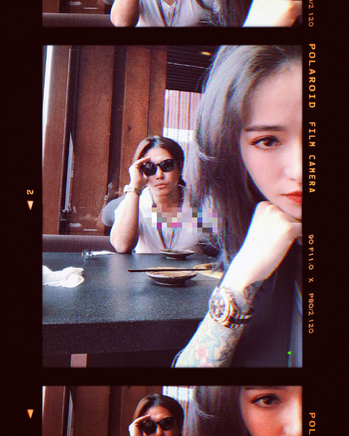 欧弟爱妻晒婚纱照庆结婚纪念日:一起扮酷的五周年_郑云灿