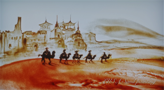 国际沙画家露莎携手润金店珠宝2019新品发布璀璨上演