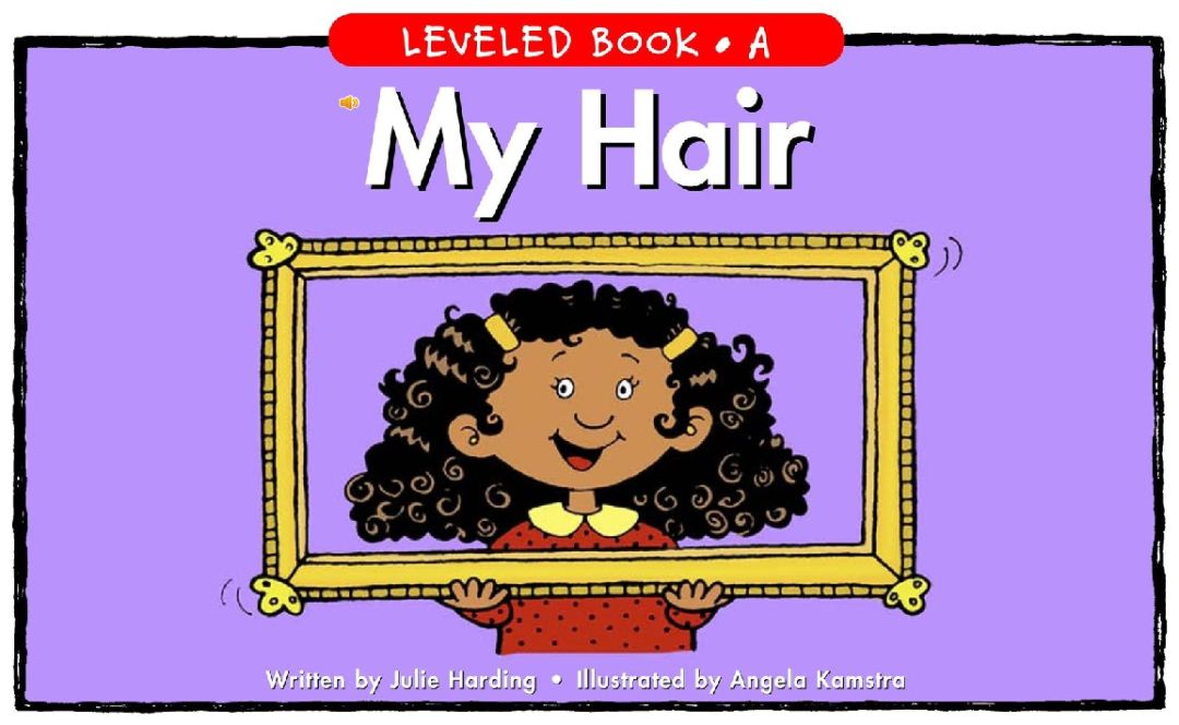 指导高频词汇my hair故事词汇curly,straight,black,blond,braided