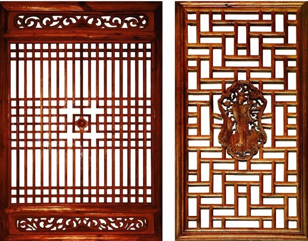 门窗一分格,有长方形的,有正方形的,有三角形的,有弧形的,工匠在不同