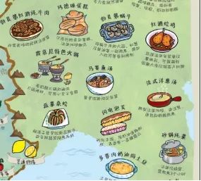 立体生动的手绘地图,让孩子既了解基本的地理常识,又好像感受到河流真