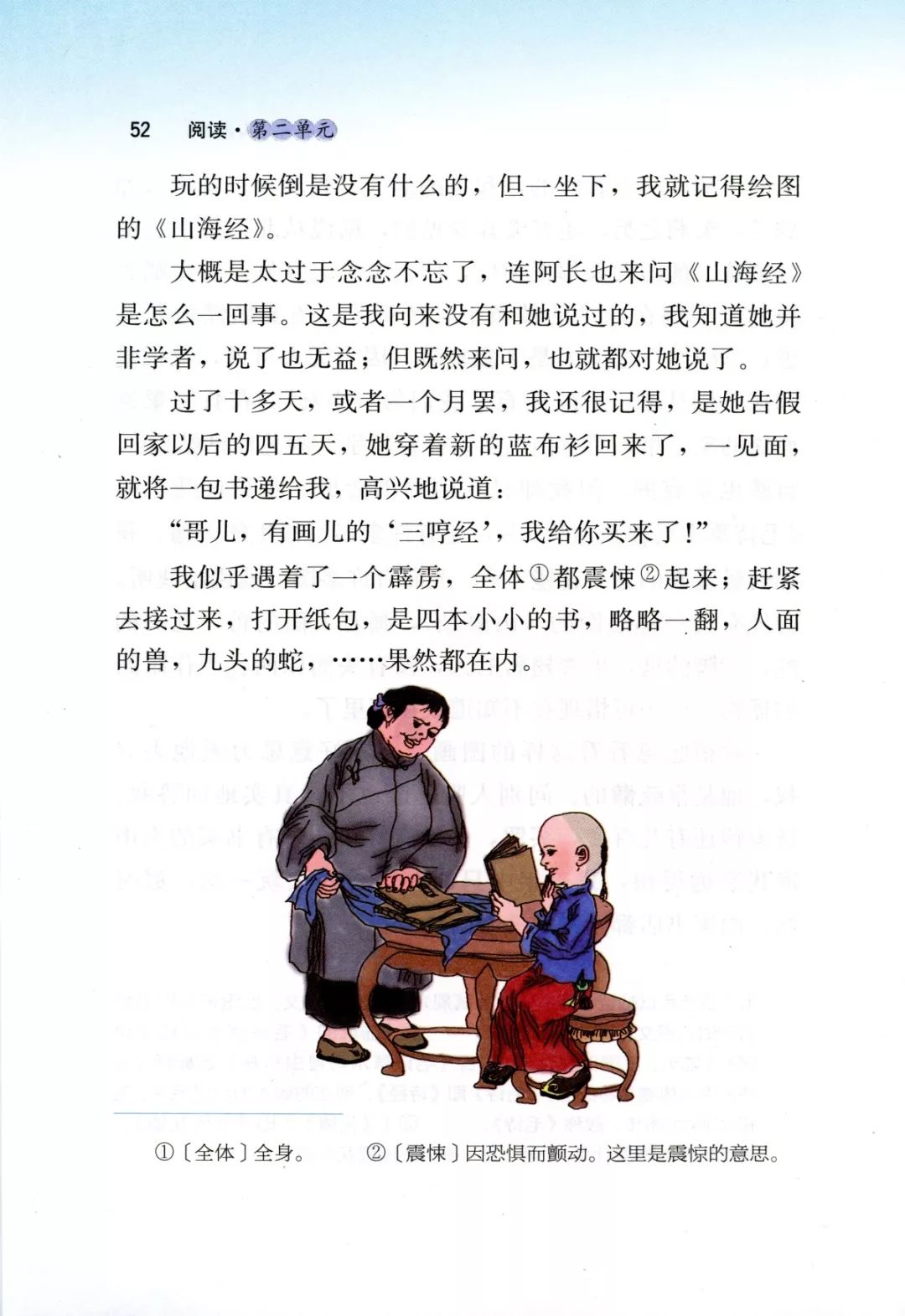 《阿长与〈山海经》丨那些年,我们一起读过的课文_鲁迅