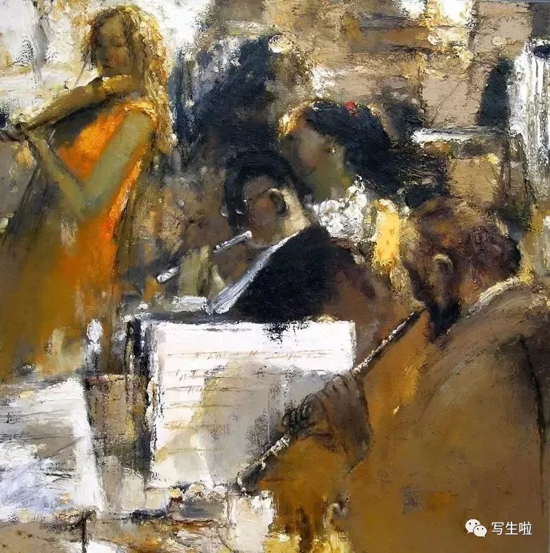 写生啦色彩的遐想刘南一作品欣赏