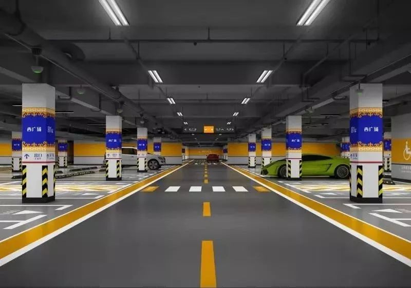云门广场地下停车场效果图云门广场地下停车场投入使用后将极大地缓解