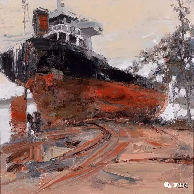 写生啦色彩的遐想刘南一作品欣赏