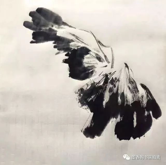 一片荷叶一枝荷花,我说这是胡涂乱抹,他却说这就叫写意画,不懂