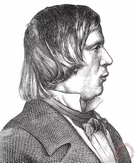 舒曼画像舒曼试图在这里创办那本著名的《新音乐杂志》,但当时的